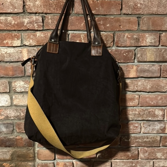 D&G Brown Canvas and Leather Men's Bag - Picture 4 of 5